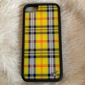 yellow checkered wildflower case